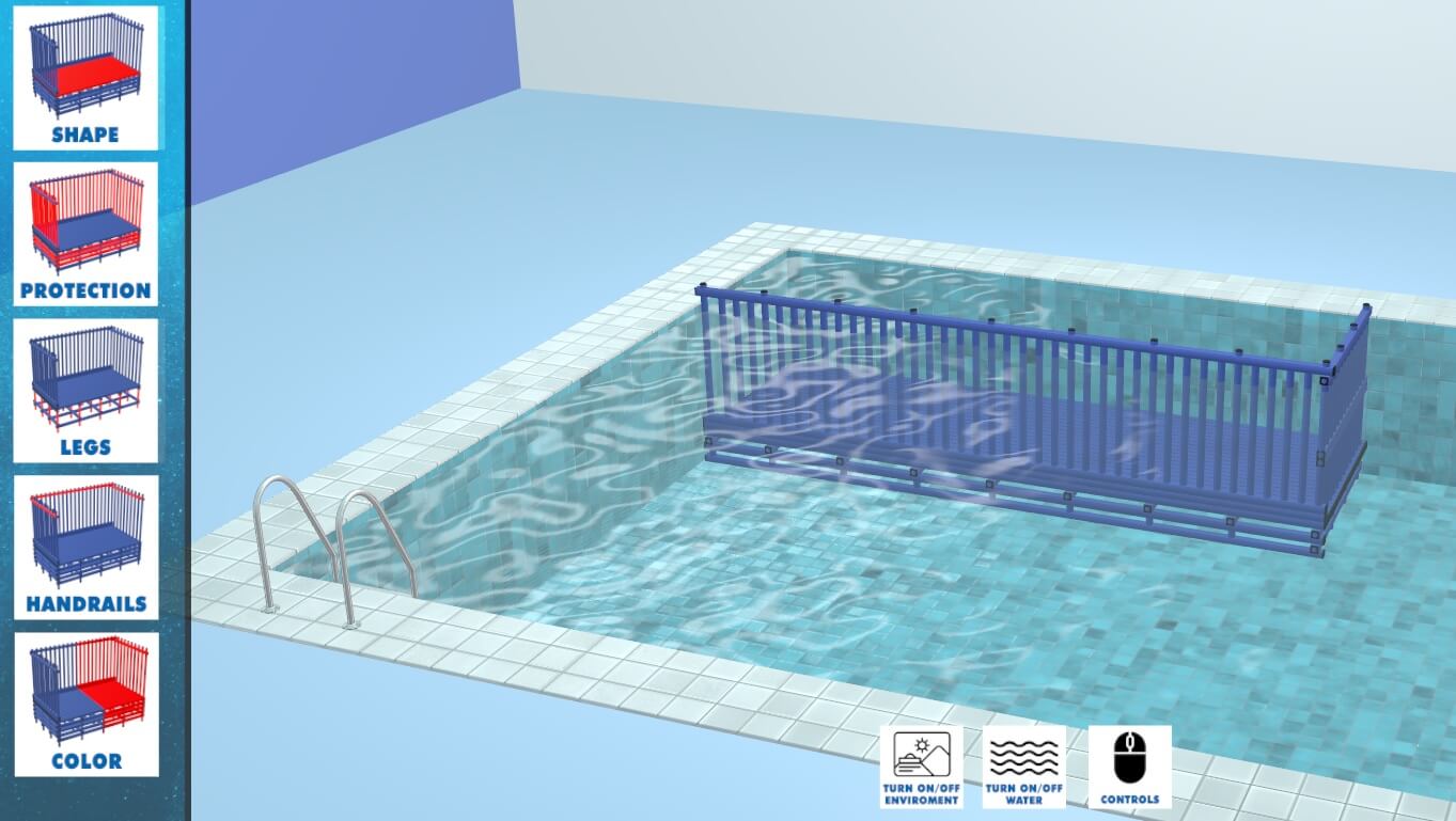 SYMULATOR WYPŁYCENIA BASENU 3D